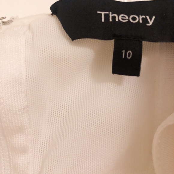 Theory White Blouse - Retail $295 - Picture 7 of 8